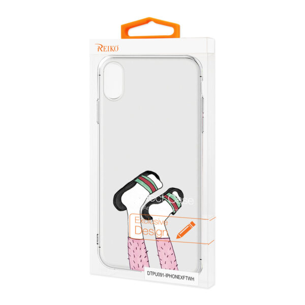 Reiko Apple iPhone X/iPhone XS Design Air Cushion Case With Feet Design - Image 4