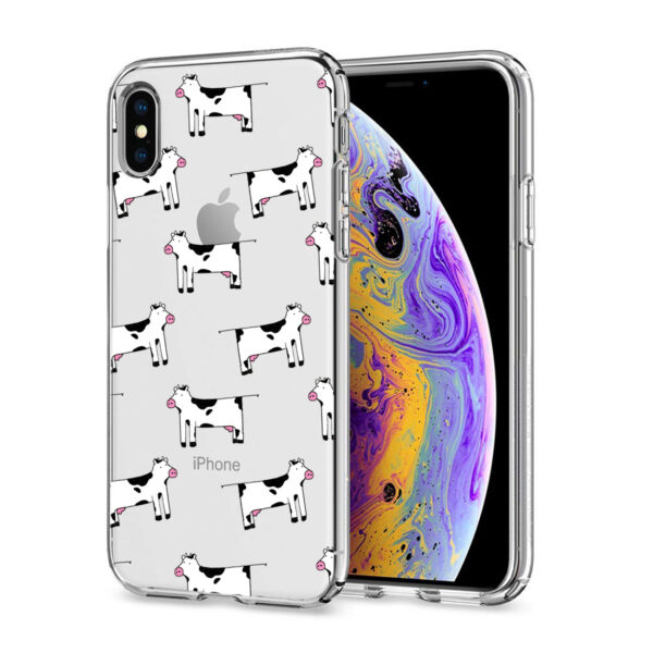Reiko Apple iPhone XS MAX Design Air Cushion Case With Cow  Design - Image 3