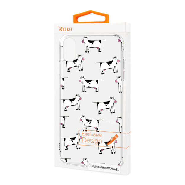 Reiko Apple iPhone XS MAX Design Air Cushion Case With Cow  Design - Image 4