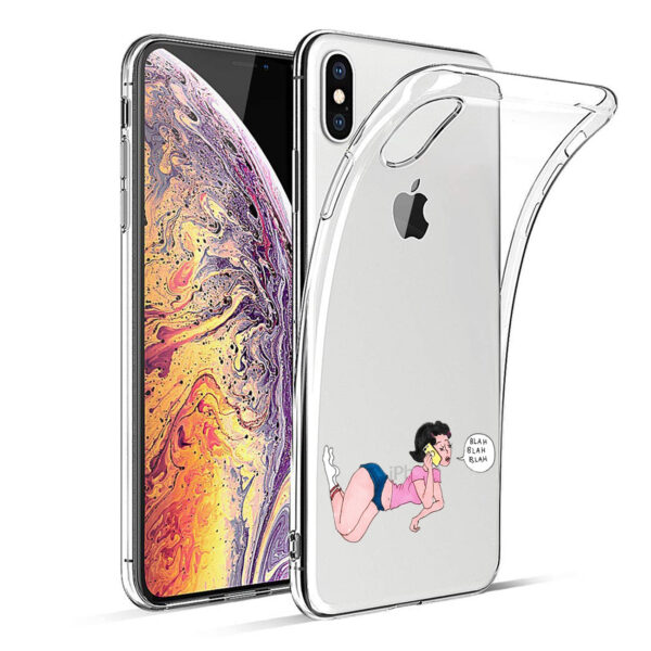 Reiko Apple iPhone XS MAX Design Air Cushion Case With Lady  Design - Image 2