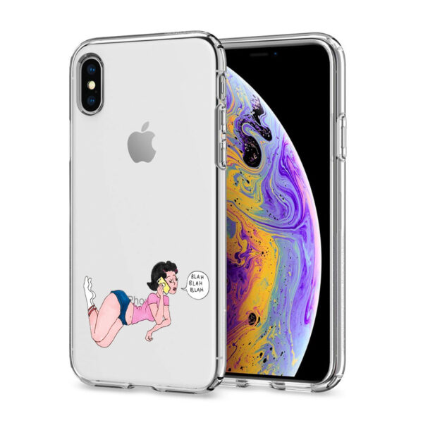 Reiko Apple iPhone XS MAX Design Air Cushion Case With Lady  Design - Image 3