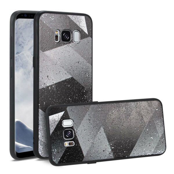 REIKO SAMSUNG GALAXY S8 DESIGN TPU CASE WITH SHADES OF OBLIQUE STRIPES - Image 2