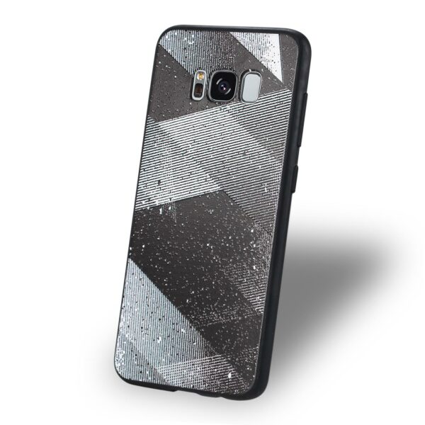 REIKO SAMSUNG GALAXY S8 DESIGN TPU CASE WITH SHADES OF OBLIQUE STRIPES - Image 3