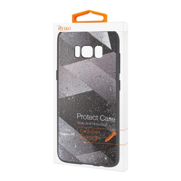 REIKO SAMSUNG GALAXY S8 DESIGN TPU CASE WITH SHADES OF OBLIQUE STRIPES - Image 4
