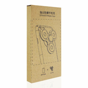 Reiko iPhone 7/8/SE2 Case With Led Fidget Spinner Clip On In Navy - Image 4