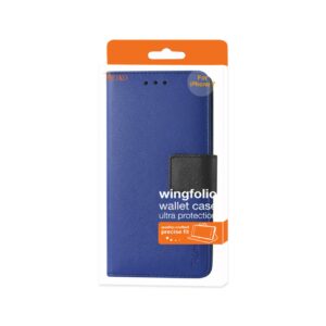 Reiko iPhone 7/8/SE2 3-In-1 Wallet Case In Navy - Image 4