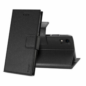 Reiko iPhone XR 3-IN-1 WALLET CASE IN BLACK - Image 2