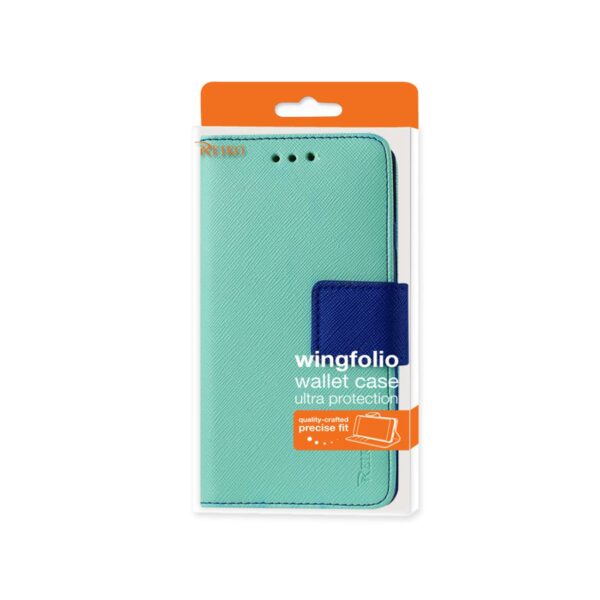 REIKO LG G FLEX 2 3-IN-1 WALLET CASE IN GREEN - Image 4