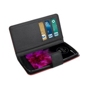 REIKO LG G FLEX 2 3-IN-1 WALLET CASE IN RED - Image 3