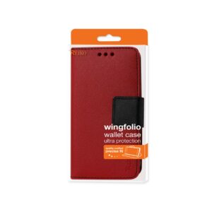 REIKO LG G FLEX 2 3-IN-1 WALLET CASE IN RED - Image 4