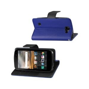 REIKO LG K3 3-IN-1 WALLET CASE IN NAVY - Image 2