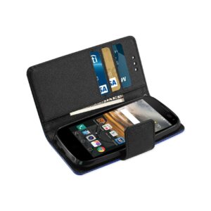 REIKO LG K3 3-IN-1 WALLET CASE IN NAVY - Image 3