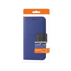 REIKO LG K3 3-IN-1 WALLET CASE IN NAVY - Image 4