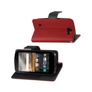 REIKO LG K3 3-IN-1 WALLET CASE IN RED - Image 2
