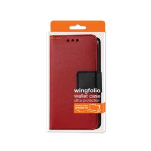 REIKO MOTOROLA MOTO E (2015) 3-IN-1 WALLET CASE IN RED - Image 4