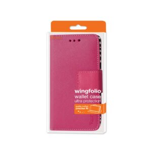 REIKO MOTOROLA MOTO E (2015) 3-IN-1 INTERIOR ZEBRA PATTERN WALLET CASE IN HOT PINK - Image 4