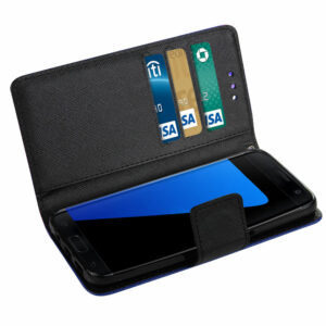 REIKO SAMSUNG GALAXY S7 EDGE 3-IN-1 WALLET CASE IN NAVY - Image 2