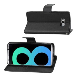 REIKO SAMSUNG GALAXY S8 EDGE/ S8 PLUS 3-IN-1 WALLET CASE IN BLACK - Image 2