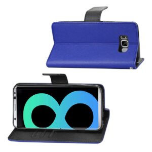 REIKO SAMSUNG GALAXY S8 EDGE/ S8 PLUS 3-IN-1 WALLET CASE IN NAVY - Image 2