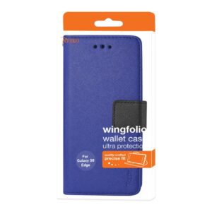 REIKO SAMSUNG GALAXY S8 EDGE/ S8 PLUS 3-IN-1 WALLET CASE IN NAVY - Image 4
