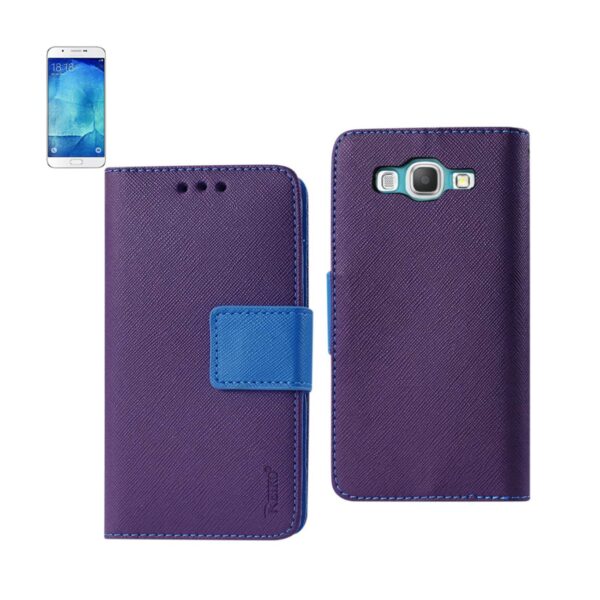 Reiko Samsung Galaxy A8(2016) 3-In-1 Wallet Case In Black