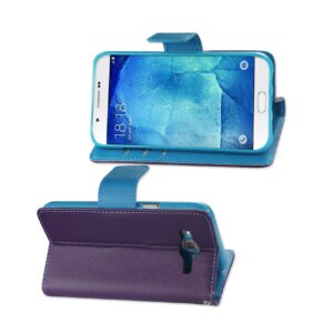 Reiko Samsung Galaxy A8(2016) 3-In-1 Wallet Case In Black - Image 2