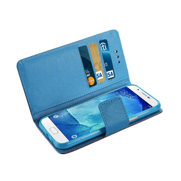 Reiko Samsung Galaxy A8(2016) 3-In-1 Wallet Case In Black - Image 3