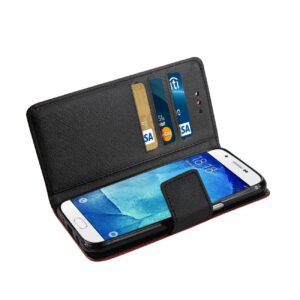 Reiko Samsung Galaxy A8(2016) 3-In-1 Wallet Case In Black - Image 3