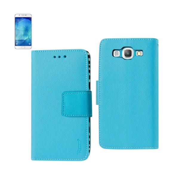Reiko Samsung Galaxy A8(2016) 3-In-1 Wallet Case In Black