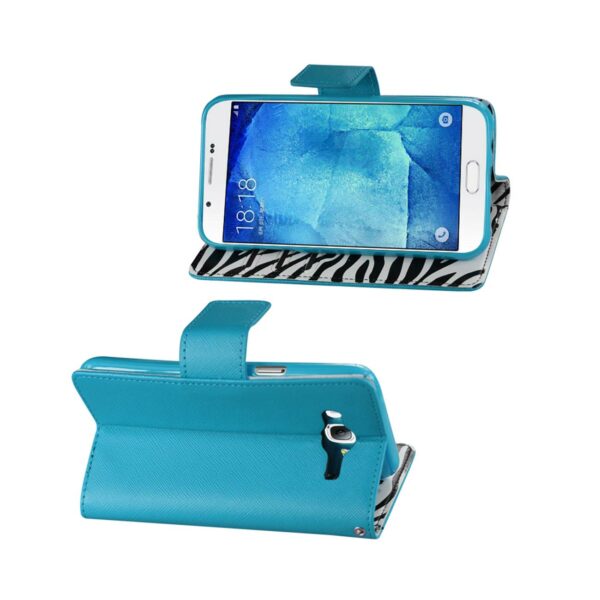 Reiko Samsung Galaxy A8(2016) 3-In-1 Wallet Case In Black - Image 2