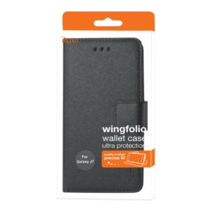 REIKO SAMSUNG GALAXY J7 V (2017) 3-IN-1 WALLET CASE IN BLACK - Image 4