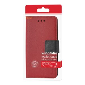 REIKO SAMSUNG GALAXY S8 ACTIVE 3-IN-1 WALLET CASE IN RED - Image 4