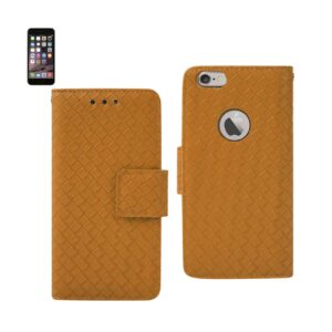 REIKO IPHONE 6 BRAIDED WALLET CASE IN YELLOW