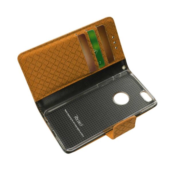 REIKO IPHONE 6 BRAIDED WALLET CASE IN YELLOW - Image 2