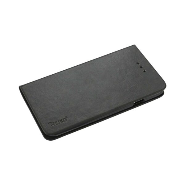 REIKO IPHONE 6 PLUS FLIP FOLIO CASE WITH CARD HOLDER IN GRAY - Image 2