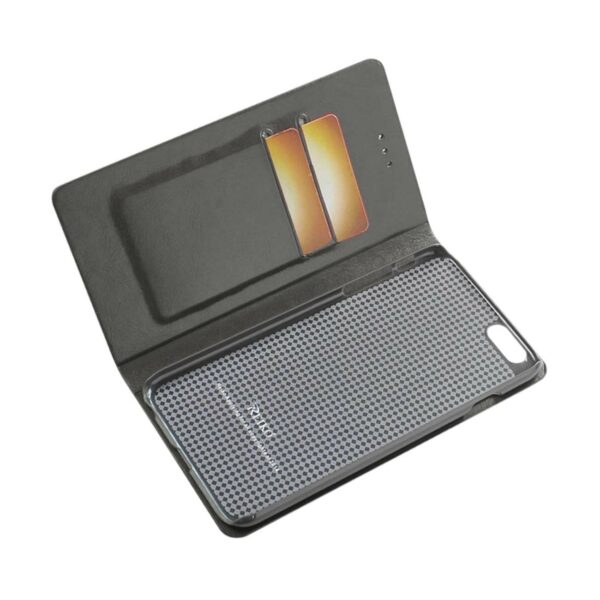 REIKO IPHONE 6 PLUS FLIP FOLIO CASE WITH CARD HOLDER IN GRAY - Image 3
