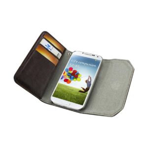 REIKO SAMSUNG GALAXY S4 STUDS WALLET CASE IN BROWN - Image 2