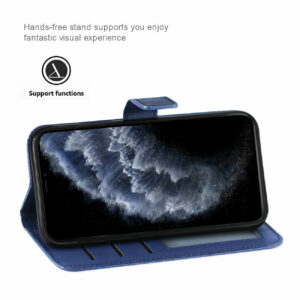 Reiko APPLE IPHONE 11 PRO 3-In-1 Wallet Case In BLUE - Image 4