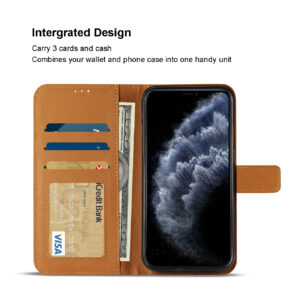 Reiko APPLE IPHONE 11 PRO 3-In-1 Wallet Case In BROWN - Image 3