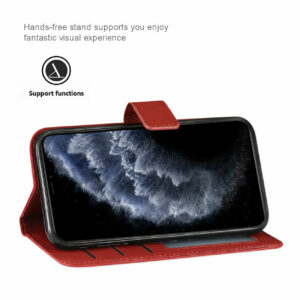 Reiko APPLE IPHONE 11 PRO 3-In-1 Wallet Case In RED - Image 4