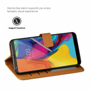Reiko LG STYLO 5 3-In-1 Wallet Case In BROWN - Image 4
