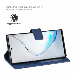 Reiko SAMSUNG GALAXY NOTE 10 3-In-1 Wallet Case In BLUE - Image 4