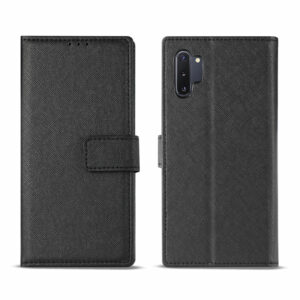 Reiko SAMSUNG GALAXY NOTE 10 PLUS 3-In-1 Wallet Case In BLACK - Image 2