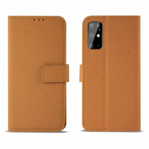 Reiko SAMSUNG GALAXY S20 Plus 3-In-1 Wallet Case In Brown - Image 2