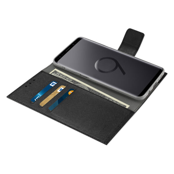 Reiko Samsung Galaxy S9 Plus 3-In-1 Wallet Case In Black - Image 3