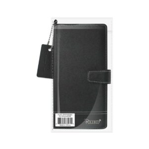 REIKO IPHONE 6/ 6S TWO TONE SUPER WALLET CASE WITH MULTIPLE CARD SLOTS IN BLACK - Image 4