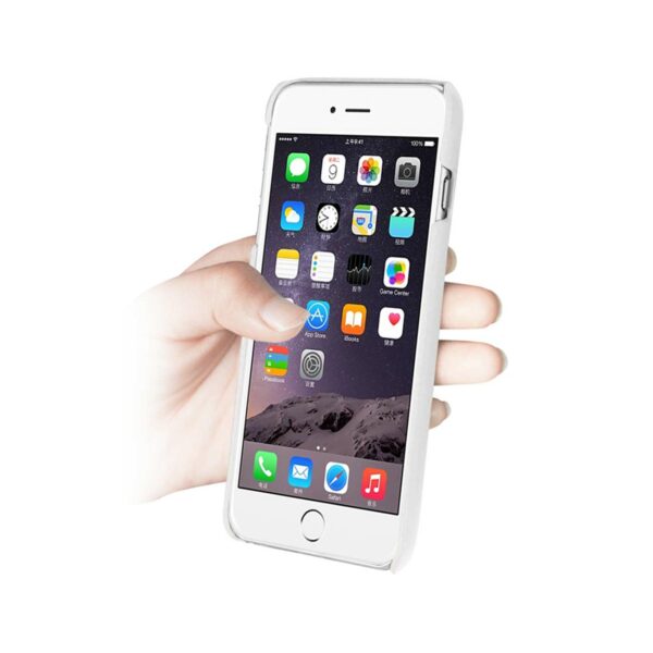 REIKO IPHONE 6 GENUINE LEATHER HAND STRAP CASE IN IVORY - Image 2