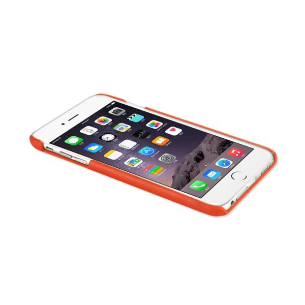REIKO IPHONE 6 RFID GENUINE LEATHER CASE PROTECTION AND KEY HOLDER IN TANGERINE - Image 3