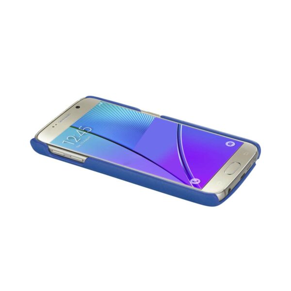 REIKO SAMSUNG GALAXY NOTE 5 RFID GENUINE LEATHER CASE PROTECTION AND KEY HOLDER IN ULTRAMARINE - Image 3