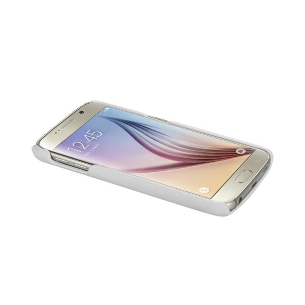 REIKO SAMSUNG GALAXY S6 RFID GENUINE LEATHER CASE PROTECTION AND KEY HOLDER IN IVORY - Image 3